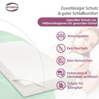 Allsana sensitive care Matratzenbezug 120x200x24 cm